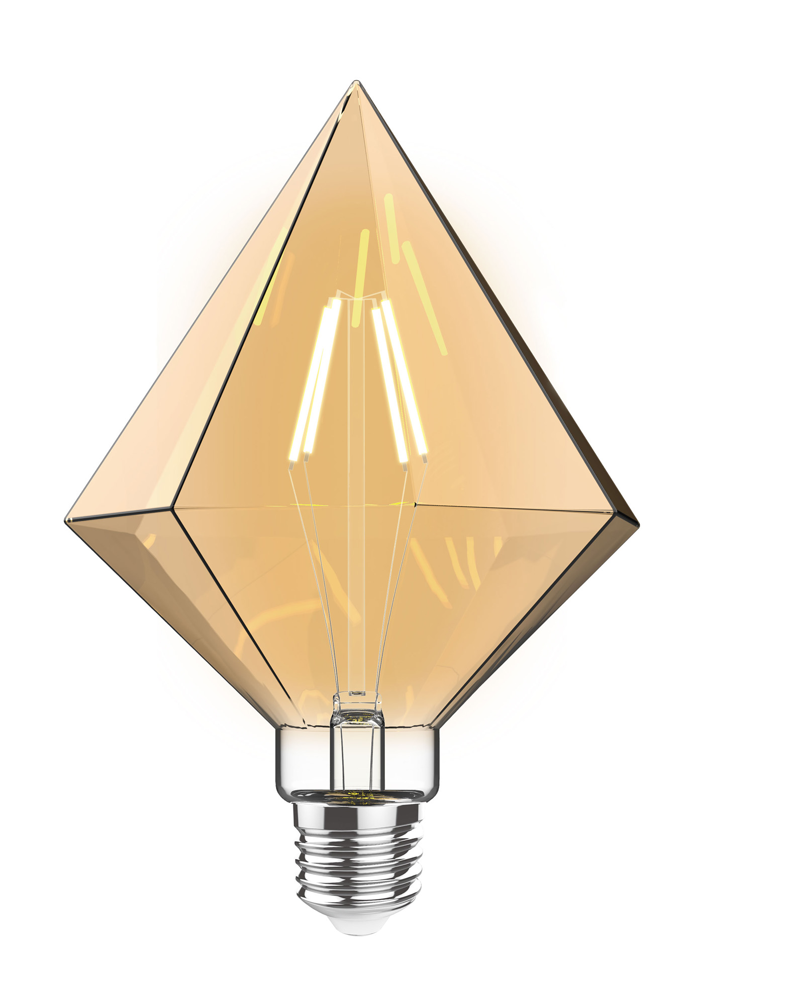 Classic Style LED Tri-Diamond E27 Dimmable 4W 2100K 200lm